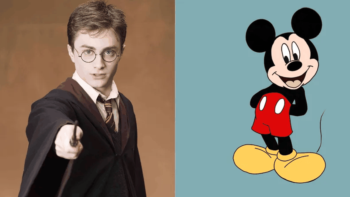 Así luciría Mickey Mouse en el mundo de Harry Potter, según IA