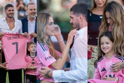 Tini Stoessel acompañó a Rodrigo De Paul en su presentación oficial con Inter Miami