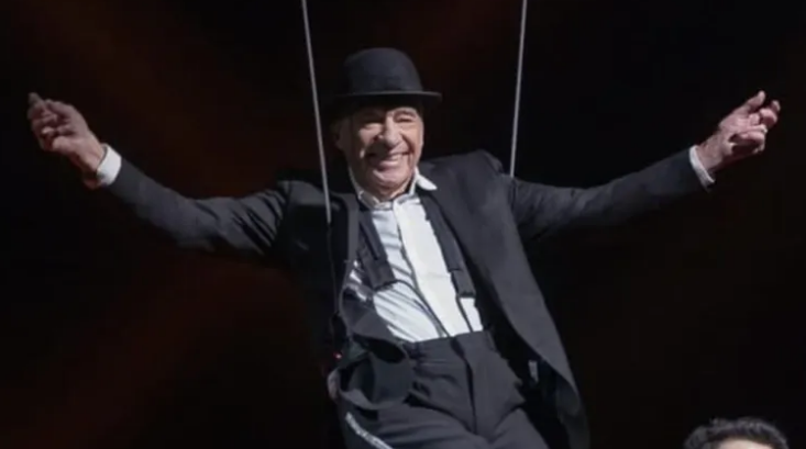 Alberto Cormillot cumplió un sueño: debutó en el circo a los 86 años