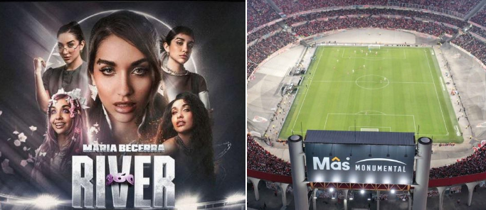 María Becerra hace historia: tercer River Plate agotado